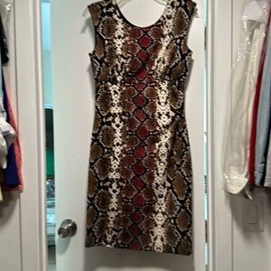 Calvin Klein print dress size 2